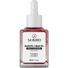 Asitan Canlandırıcı & Cilt Tonu Eşitleyici Yüz Kırmızı Peeling Serum 30 ml (Aha 10% + Bha 2%)