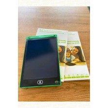Asitan Grafik Digital Çocuk Yazı Tahtası Çizim Tableti LCD 8.5 Inc Yeşil