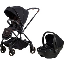 Asitan Mios Premium I-Size Koldan Çift Yönlü Travel Bebek Arabası Siyah