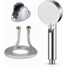 Asitan Busstier Turbo Duş Başlığı, Yüksek Basınçlı El Duşu, 5 Fonksiyonlu Duş Başlığı (Krom