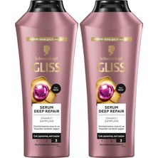 Asitan Serum Deep Repair Biotin Kompleksi ve Şakayık Çiçeği Özlü Şampuan 400ML 2li Paket