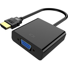Asitan CHB020 HDMI To VGA Dişi Çevirici Adaptör Siyah