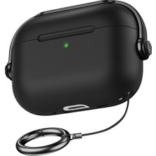 Asitan Pro 3. Nesil ile Uyumlu Djpods Sert Malzemeli Kilitli Kapak Askı Aparatlı Kılıf Siyah-Siyah