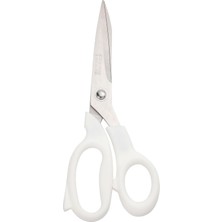 Asitan Cıssymo Paslanmaz Çelik Çok Amaçlı Mutfak ve Ofis Makası MO-1090 (Beyaz) | Ergonomik Sap, Kuma