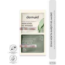 Asitan Dermokil Siyah Nokta Karşıtı Kil Maske 2x7.5 ml