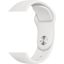 Asitan Uyumlu 42MM Spor Görünümlü Krd-94 Silikon Kordon Beyaz