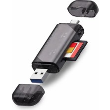 Asitan Uhs-Iı Sd Kart Okuyucu Usb-C ve USB 3.0 | Yüksek Hızda Veri Aktarımı | Microsd ve Sd Kart Deste�