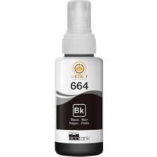 Asitan Epson Uyumlu T6641 Siyah Muadil Mürekkep, 70ML, L Serisi Tanklı Yazıcılar Için