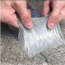 Asitan Enashop Waterproof Tape Su Geçirmez Güçlü Tamir Bandı Çamur Bant Gri 2MX5CM Gri