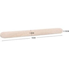 Asitan More For You Ahşap Ağda Spatulası 100 Adet Spatula