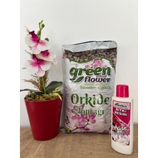 Asitan Orkide Yetiştirme Ortamı 3 Lt Özel Karışım Toprağı Çam Kabuğu + Besini