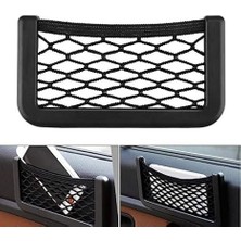 Asitan Figiza Torpidoya Yapışan Telefon Tutucu File – 15X8 cm Elastik Ceplik, Çift Taraflı Bantlı,