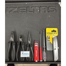 Asitan Izeltaş Black Line 7 Parça Usta Seti 180 mm Pense 160 mm Yan Keski 180 Kargaburun Joker, Blckusta