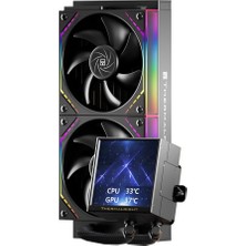 Asitan Peerless Vision 240 Argb Black 240MM Intel-Amd Uyumlu Işlemci Sıvı Soğutucu