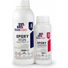 Asitan Taşın Kimyasıyız... Stonemix Süper Şeffaf Epoksi Reçine 1.5 kg
