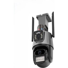 Asitan Cmr7 8mp Ptz Dış Mekan Full Hd Wifi Kamera Su Geçirmez Hareket Sensörlü Gece Görüşlü Ip Kam