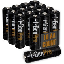 Asitan I-Gen Pro P133 16 Adet Aa 2950 Mah Şarj Edilebilir Kalem Pil 1.2V Ni-Mh Şarjlı Pil