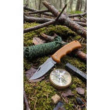 Asitan Kamp Çakısı: Sarı Plastik Saplı - Yüksek Performanslı, Ergonomik ve Çok Yönlü Outdoor Mace