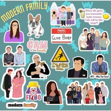 Asitan Modern Family Sticker Seti | Laptop Notebook Telefon Etiket Journal