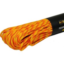 Asitan Mg Ropes Bileklik ve Outdoor Polyester Paracord Ip 4 mm 30 Metre Sarı Turuncu