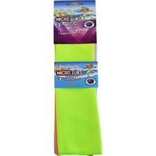 Asitan 3'lü Mikrofiber Temizlik Bezi Seti – 2 Havlu + 1 Hamarat Bez | Yüksek Emici, Iz Bırakmayan Mik