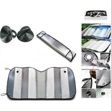 Asitan Metalize Alüminyum Ön Cam Güneşliği 145X70 cm Dacia Stepway