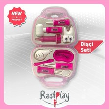 Asitan Rastplay 9 Parça Diş Hekimi Oyun Seti Taşıma Çantalı Eğitici Doktor Oyuncağı Pembe 3 Yaş �