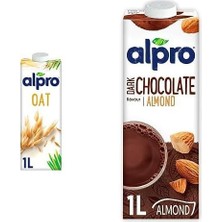Asitan Yulaf Bitki Bazlı Içecek 1 L ve Alpro Badem Bitter Çikolata Içeceği 1l