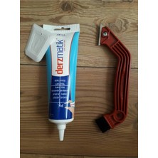 Asitan Derz Dolgu Büyük Tüp + Derz Kazıma Aparatı Beyaz