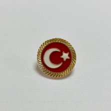 Asitan Asyabayrak, Türk Bayraklı Yuvarlak Yaka Rozeti, Yuvarlakrozet