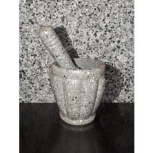 Asitan Granit Görünümlü Havan ve Tokmak Seti, Baharat Öğütücü, Sarımsak Ezici, Çok Amaçlı Mutf