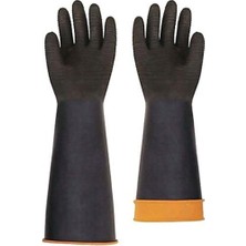 Asitan H2-60 Asit Eldiveni Siyah 60CM Avuçiçi Tırtıklı