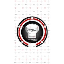 Asitan Africa Twin Crf Adventure Kırmızı Siyah Depo Kapak Pad