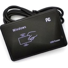 Asitan Çift Frekans 13.56MHZ ve 125KHZ USB Rfid Okuyucu Dual Rfıd Manyetik Kart Anahtarlık Etiket Okuyuc