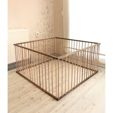 Asitan 1 M2 Köpek Çiti Ahşap Köpek Alanı (Çit Arası 5cm)