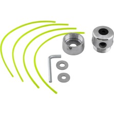 Asitan Motorlu Tırpan Çim Biçme Örümcek Kafa Misina Ipi Yedeği Tan Tırpan Uyumlu Metal Aluminyum