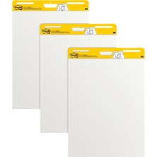 Asitan Post-It Super Sticky Wall Easel Pad, 25" x 30", 20 Sheets/pad, 3 Pads/pack (559VAD20 3pk)