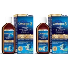 Asitan Omega-3 For Kids 150 ml – Çocuklar Için Balık Yağı Şurubu, Yüksek Dha ve Epa, Portakal Aro