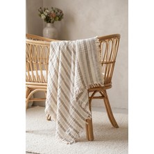 Asitan Çift Katlı Müslin Bebek Pike Örtü Yenidoğan Battaniyesi 85X95 cm Bebek Pikesi Puset Örtüsü