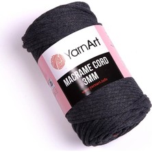 Asitan Art El Örgü Ipi Macrame Cord 3 Mm, 758, 2X500 gr