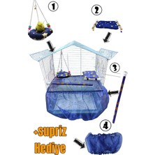 Asitan Ozzipetshop Kumas Kafes Tülu Kuş Yataklari Kuş Tunegi Harika Takim