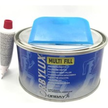 Asitan Orbay Polyester Çelik Macun 1800 Gram ve Plastik Macun Aparatı Hediye