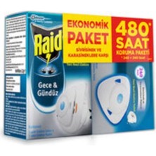 Asitan Raid Gece Gündüz Makina + Yedek 2'li Promosyon Paket