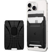 Asitan Spigen Magsafe Destekli Cüzdan Rugged Armor 2 Mag Fit (3 Kartlık) Siyah - AFA07150 (Spigen Tr Gara