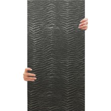 Asitan 3D Kendinden Yapışkanlı Duvar Kağıdı Yeni Nesil Akustik Keçe Panel Desenli 52X98 cm (Koyu Gri