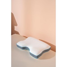 Asitan Boyun Destekli Ortopedik Visco Yastık Horlama Yastığı 55X40X12/10 cm