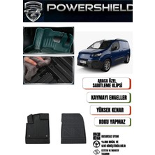 POWERSHIELD Fiat Doblo Panelvan 2023 ve Sonrası Uyumlu Araca Özel Premium 5D Havuzlu Oto Paspas Takımı