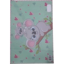 Asitan Beslenme Bezi Yıkanabilir 33X49 cm 1 Adet Koala Beslenme Örtüsü Okul Öncesi Kreş Anasınıfı
