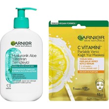 Asitan Hyaluronik Aloe Nemlendiren ve Yatıştıran Temizleyici 250 ml & C Vitamini Parlaklık Verici Kağ�