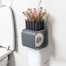 Asitan Porsima Yapışkanlı Banyo Tuvalet Kağıtlığı Wc Peçetelik Kağıtlık Tutucu Tuvalet Kağıt